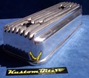 Holden Gemini Valve Cover Finned - Polished