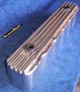 Holden 6 Cylinder Rocker Cover 186 202 Red, Blue & Black motor - Finned Polished