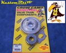 Holden six Timing gears 186 and 202 - Angle Cut Gears [for quieter running] Multiple keyed