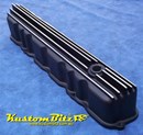 Ford Pre-crossflow valve cover - Finned Black