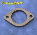 Exhaust Flange Plate 2 bolt 2 1/4  inch 10mm thick ~ Mild Steel