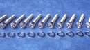 Holden V8 Bolt Kit - Intake Manifold bolts only Polished Stainless Hex Socket Caps [KustomBitz]